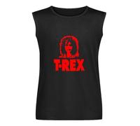 Men's Vest TankT.Rex Marc Bolan T Shirt Men's Sleeveless T Shirt Casual Tops Clothing Black L