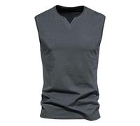 Mens Vest Tops Summer Compression Vests for Uk, Sleeveless T Shirt Designer Plus Size Absorbent Relaxed Fit Lightweight Quick Drying Everyday Soft Athletic Simple Fashionable