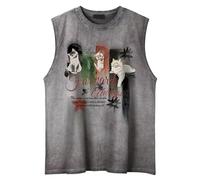 Mens Vest Tops Uk, Men's Sleeveless T-Shirt, Tank Top Singlet Annual North Pole Dec. 25th Christmas Unisex ® T-Shirt, Western Cowboys Santa Tee 2411-236 (Grey, L)