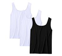 Mens Vests 3 Pack Men'S Classic Tank Top Men Holiday Hawaiian Vest Sleeveless Athletic Tshirt Lightweight Vests Gym Muscle Tee Workout T-Shirts Summer Tank Tops Quick Dry Breathable Ice Silk Vest