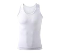 Mens Vests 3 Pack, Muscle Gym Tank Top Breathable Training Bodybuilding Vest Solid Color Workout Sleeveless T-Shirts Athletic Muscle Tank Training Bodybuilding Shirts Activewear Sleeveless Tops White