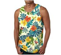 Men's Vests Bodybuilding Athletic Summer Workout Tank Top Gym Essentials Fitness Tank Sleeveless Gym Vest Quick Dry Stringer Tank Tops Cotton Tank Tops Muscle Tees UPF 50+ Sun Protection Clearance XXL