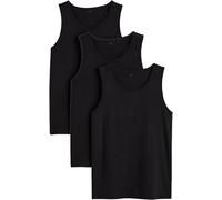 Men's Vests Classic Style Tops Summer Multipack - Easy Dry Fit Tank Top for Gym Sleeveless Workout Men Vests Cotton Black Plain Tshirt for Everyday Athletic Wear Running Undershirt (Small)