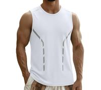 Mens Vests Sleeveless Breathable Sports Fitness Base Shirt Wide Shoulder Training T-Shirt Plus Size Lightweight Drying Tank Tops Tshirts Shirts for Everyday Athletic Wear Running