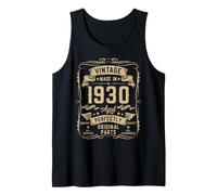 Mens Vintage 1930 96yr 96th Birthday Gifts for Men 96 Years Old Tank Top