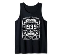 Mens Vintage 1939 86 Years Old Gifts for Men 86yr 86th Birthday Tank Top