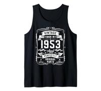 Mens Vintage 1953 72yr 72nd Birthday Gifts for Men 72 Years Old Tank Top