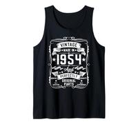 Mens Vintage 1954 71 Years Old Gifts for Men 71yr 71st Birthday Tank Top
