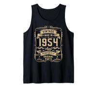 Mens Vintage 1954 71yr 71st Birthday Gifts for Men 71 Years Old Tank Top