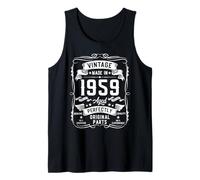 Mens Vintage 1959 66yr 66th Birthday Gifts for Men 66 Years Old Tank Top