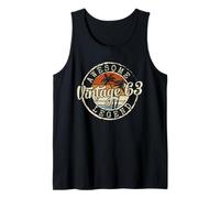 Mens Vintage 1963 63yr 63rd Birthday Gifts for Men 63 Years Old Tank Top