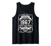 Mens Vintage 1967 58yr 58th Birthday Gifts for Men 58 Years Old Tank Top