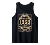 Mens Vintage 1968 58yr 58th Birthday Gifts for Men 58 Years Old Tank Top