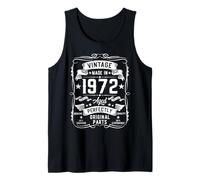 Mens Vintage 1972 53 Years Old Gifts for Men 53yr 53rd Birthday Tank Top