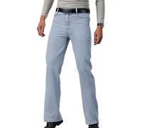Men's Vintage 60S 70S Boot Cut Jean Classic Retro Bell Bottom Trousers Slim Fit Flared Casual Denim Pants, Light Blue, 34