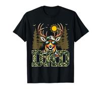Mens Vintage Camo Duck Hunting Dad Old T-Shirt