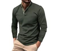 Men's Vintage Fashion Denim Shirt Classics Washed Denim Long-Sleeve Shirt Slim Fit Turtle Neck Sweater Pullover Slim Fit Turtleneck Sweater Pullover Basic High Neck T-Shirts