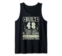 Mens Vintage Limited Edition Funny 48 Year Old Gift 48th Birthday Tank Top