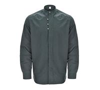 Men's Vintage Linen Shirt - Long Sleeve Shirt Blouse Solid Colour Large Size Tee Shirt with Buttons Comfortable Trendy Topds Basic Retro Chic Fashion Cheap Slim Fit Tops