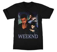 Men's Vintage Style The Weekend T-Shirt Black XL