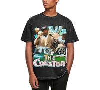 Men's Vintage T Shirt Tyler Print The Cotton Creator T-Shirt Short Sleeve Novelty Black Tee Tops Round Neck Blouse Tshirt for Men Big Boys Fans Merch Gifts