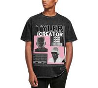 Men's Vintage T Shirt Tyler Print The Cotton Creator T-Shirt Short Sleeve Novelty Black Tee Tops Round Neck Blouse Tshirt for Men Big Boys Fans Merch Gifts