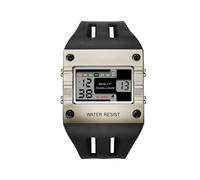 Mens Vintage Watch Men's and Women's Digital Men's and Women's Fashionable Sporty Digital Date Stopwatches (A, One Size)
