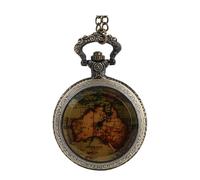 Mens Vintage Watch Watch Gifts Greatest for Grandpa The Chain Retro Vintage Dad Pocket Necklace Men's (Brown, One Size)
