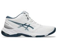 ASICS Men's Netburner Ballistic FF MT 3 Sneaker, White/Vintage Indigo, 10 UK