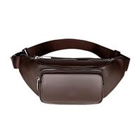 Men's Waist Bag Multifunctional Large-Capacity Messenger Bag Waist Bag Mobile Phone Bag Middle-Aged Sports Small Bag(D)