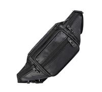 Men's Waist Pack Black Adjustable Waterproof Wear-Resistant | Large Capacity, Running and Cycling Use, Daily Carry for Phone and Coins