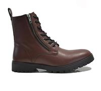 MENS WALKING HIKING CASUAL POLICE WORK SECURITY MILITARY WINTER ZIP ANKLE BOOTS SIZE (OXBLOOD, UK Footwear Size System, Adult, Men, Numeric, Medium, 11)