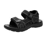 Mens Walking Sandals Wide Width,Barefoot Sandals For Men With Adjustable Buckle Open Toe Non-Slip Textured Sole Summer Shoes Durable Comfort Breathable Versatile Flat Shoes For Daily Wear