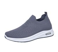 Mens Walking Shoes Mesh Mens Slip On Orthopedic Shoes Extra Wide Comfortable Sneakers for Jogging Lightweight Tennis Shoe with Arch Support Summer Diabetic Footwear Breathable Nurse Shoes Dark Gray