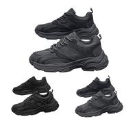 Men's Walking Shoes with Arch Support Trainers Summer Breathable Comfortable Sports Shoes Lightweight Casual Trainers Soft Sole Trekking & Outdoor Hiking Shoes Jogging Shoes, gray, 8 UK