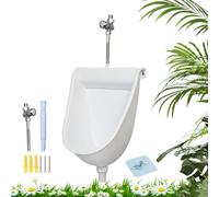 Men's Wall Urinal - Toilet for Men with Discharge,Wall Mounted Urinal - for use at Home College Residence Garden Motorhome Apartment Dad Boyfriend Grandpa