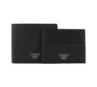 Men's Wallet Set with Logo Details - unisex - Emporio Armani - Wallets & Cardholders - Black - ONE SIZE - Accessories ONE SIZE
