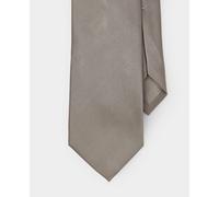 Men's Warm Grey Seven Fold Silk Tie - Savile Row Company
