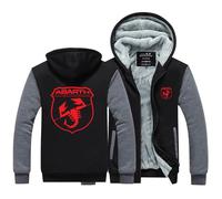 Men's Warm Hoodie for ABA-RTH Full Zip Up Sports Sweatshirt Jackets Winter Fleece Pullover Lightweight Long Sleeve Tracksuit,A-3XL