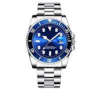 Mens Watch - Luxury Wrist Clock Watches | Steel Strap Business Analog Mens Watch | Waterproof Wristwatch, Easy to Read Fashion Accessories, 42mm Men Wristwear