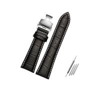 Men's Watch Strap 18mm - 28mm Big Width Leather Watchband Watch Replacement Wristband Watch Accessories, 28mm