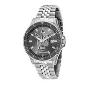 Maserati Sfida 44 Mm 3h Watch Silver Men
