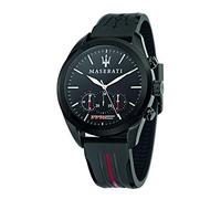 Maserati R8871612004 Traguardo Chronograph Black Dial Men's Watch Quartz/Stainless Steel
