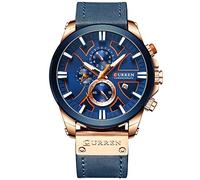Men's Watch Waterproof Quartz Belt Watch Six-Hand Multi-Function Calendar Men Watch Masculino Reloj Hombre