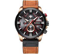 Men's Watch Waterproof Quartz Belt Watch Six-Hand Multi-Function Calendar Men Watch Masculino Reloj Hombre