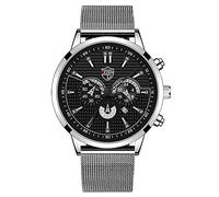 Mens Watches Casual Stainless Analog Quartz Watch Men Wristwatch Clock Business Date Casual Watch Gstb400d-1a (G, One Size)