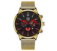 Mens Watches Casual Stainless Analog Quartz Watch Men Wristwatch Clock Business Date Casual Watch Gstb400d-1a (E, One Size)