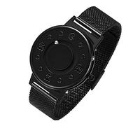 Men's Watches Concept Men's Watch Fashion Pointless Personality Touch Quartz Watch, Greedy Black