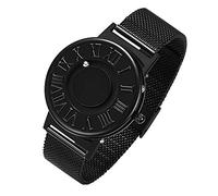 Men's Watches Concept Men's Watch Fashion Pointless Personality Touch Quartz Watch, Roman Face Black