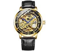 Men's Watches Fully Automatic Mechanical Watch Multi-Function Watch Full Transparent Personality Watch, D